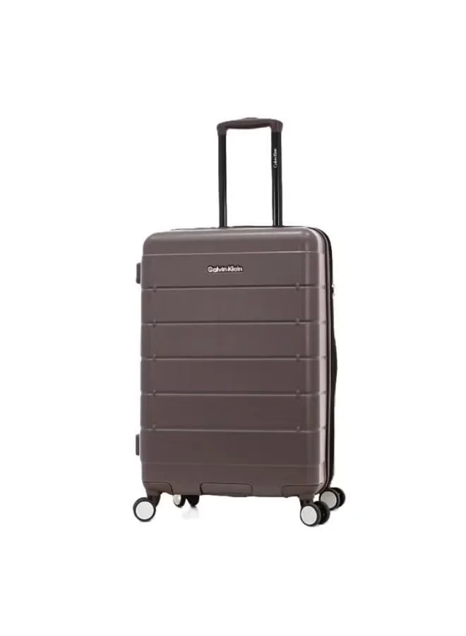 CALVIN KLEIN Calvin Klein Palisades 3-Piece Hardsided Luggage Set on Wheels for Unisex | Ultra Lightweight ABS with Spinner Wheels 4 Color Brown